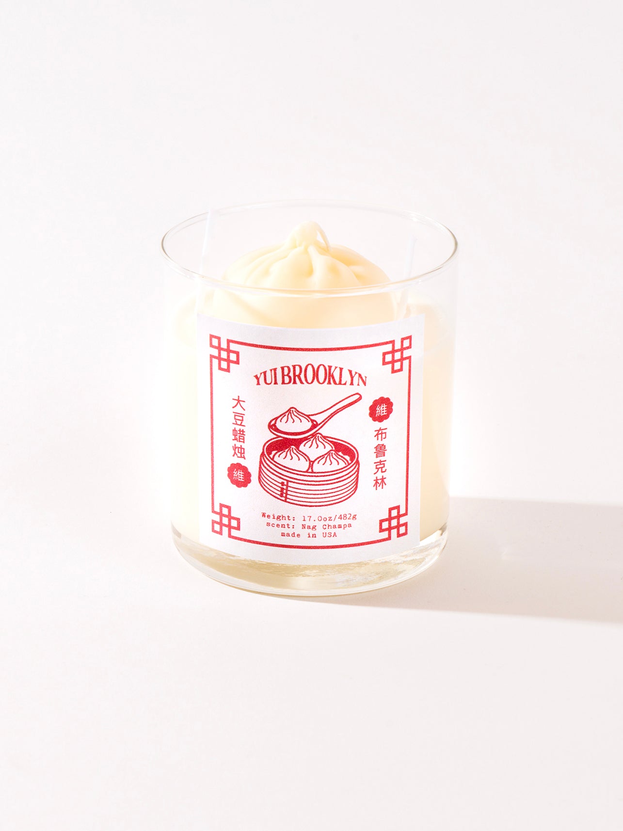 Dumpling Jar Candle Hand poured Soy and Beeswax YUI BROOKLYN【NY Local Business】