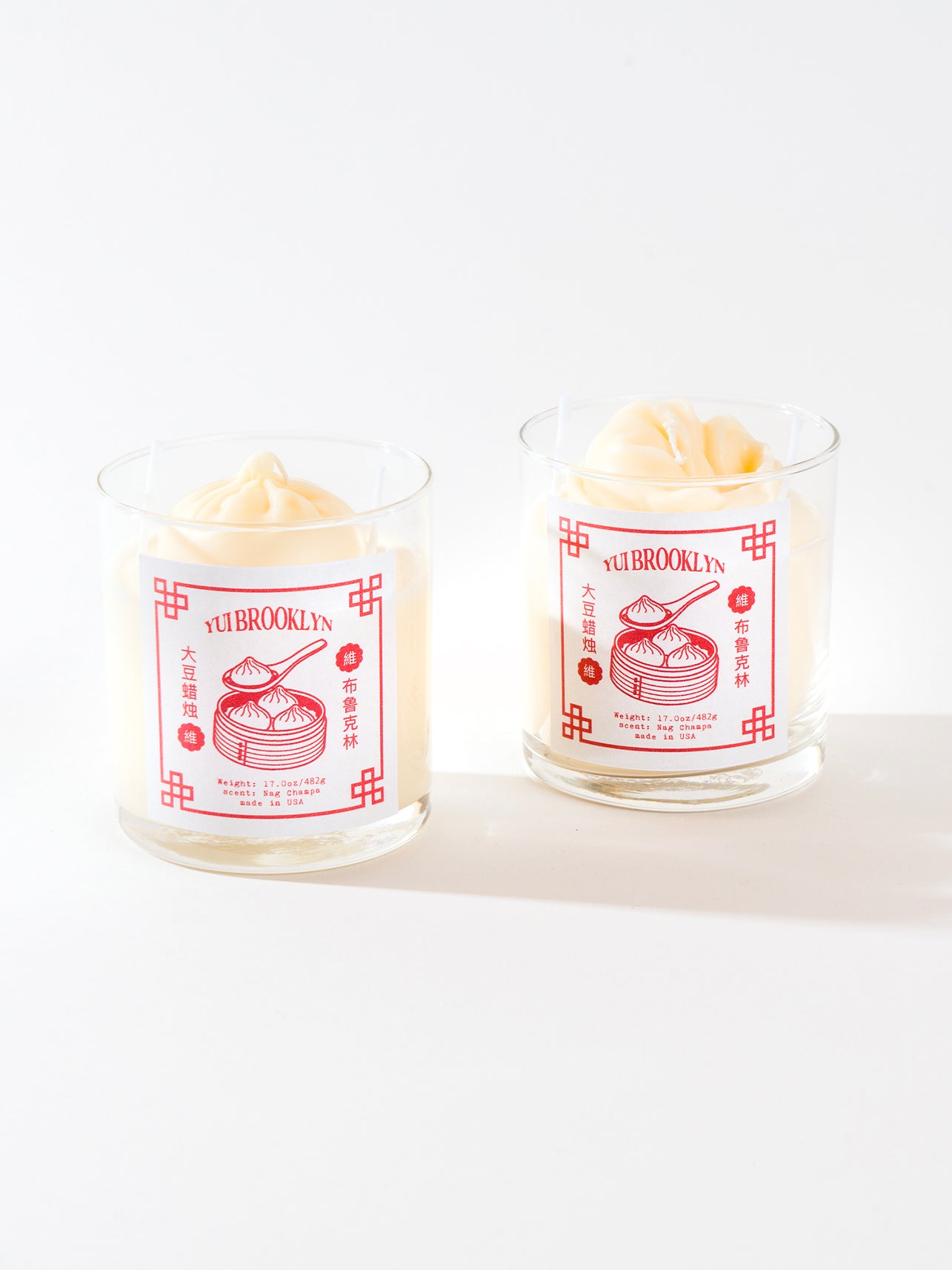 Dumpling Jar Candle Hand poured Soy and Beeswax YUI BROOKLYN【NY Local Business】